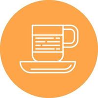 Tea Cup Creative Icon Design vector