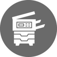 Copy Machine Creative Icon Design vector