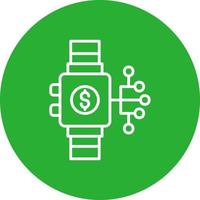 diseño de icono creativo de reloj inteligente vector