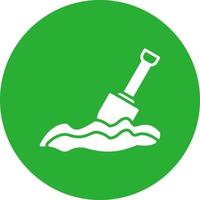 Digging Creative Icon Design vector