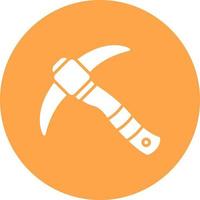 Pickaxe Creative Icon Design vector