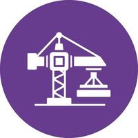 Crane Creative Icon Design vector