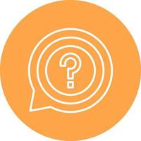 Question Creative Icon Design vector