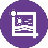 Crop Creative Icon Design vector