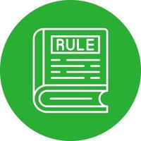 Rule Creative Icon Design vector