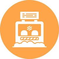 Ticket Box Creative Icon Design vector