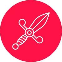 Dagger Creative Icon Design vector