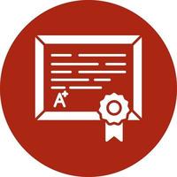 Diploma Creative Icon Design vector