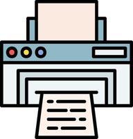 Printer Creative Icon Design vector