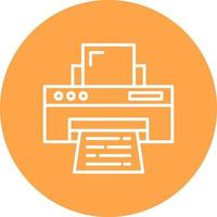 Printer Creative Icon Design vector