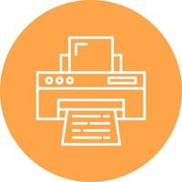 Printer Creative Icon Design vector