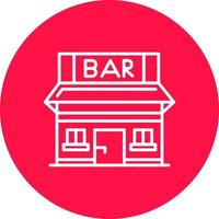 Bar Creative Icon Design vector