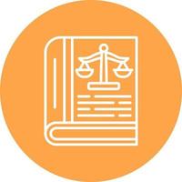 Law Creative Icon Design vector