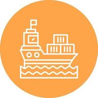 Ship Creative Icon Design vector