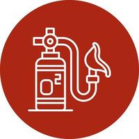 Oxygen Mask Creative Icon Design vector