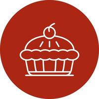 Apple Pie Creative Icon Design vector