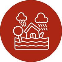 Flood Creative Icon Design vector