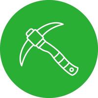 Pickaxe Creative Icon Design vector