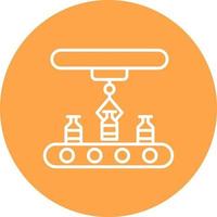 Conveyor Belt Creative Icon Design vector