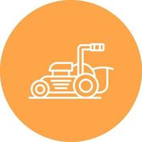 Lawnmower Creative Icon Design vector