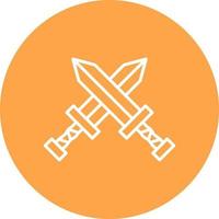 Swords Creative Icon Design vector