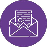 Email Creative Icon Design vector