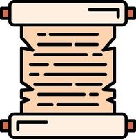 Old Paper Creative Icon Design vector