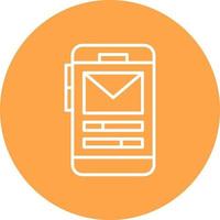 Email Creative Icon Design vector