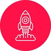 Rocket Creative Icon Design vector