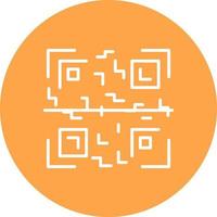 Qr Code Creative Icon Design vector