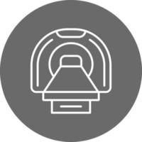 Tomography Creative Icon Design vector