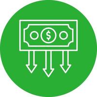 Inflation Creative Icon Design vector