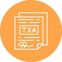 Taxes Creative Icon Design vector