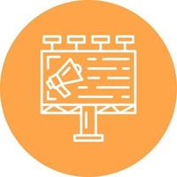 Billboard Creative Icon Design vector