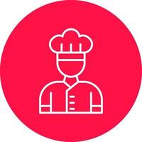 diseño de icono creativo de chef vector