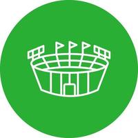 Stadium Creative Icon Design vector