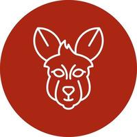 Kangaroo Creative Icon Design vector