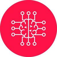 Neuroimaging Creative Icon Design vector