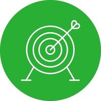 Dartboard Creative Icon Design vector