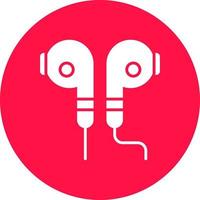 Earbuds Creative Icon Design vector