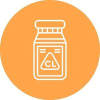 Chlorine Creative Icon Design vector