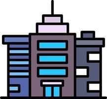 Office Building Creative Icon Design vector