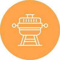 Grill Creative Icon Design vector