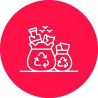 Garbage Creative Icon Design vector