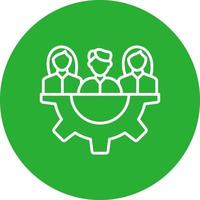 Workforce Creative Icon Design vector