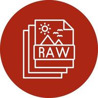 Raw Creative Icon Design vector