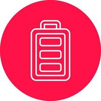 Full Battery Creative Icon Design vector