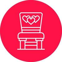 Chair Creative Icon Design vector