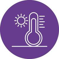 High Temperature Creative Icon Design vector