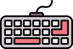 diseño de icono creativo de teclado vector